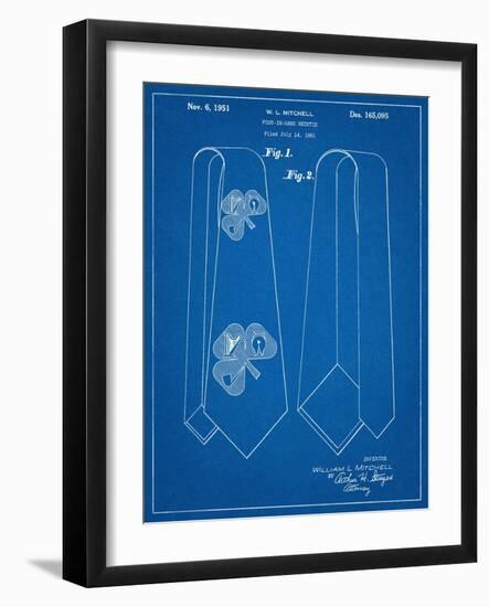 Neck Tie Patent-null-Framed Art Print