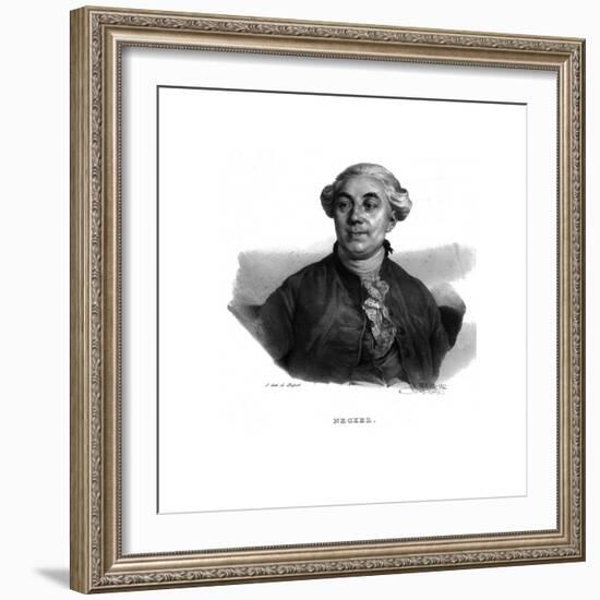 'Necker', Jacques Necker, (1822)-Henri Grevedon-Framed Giclee Print