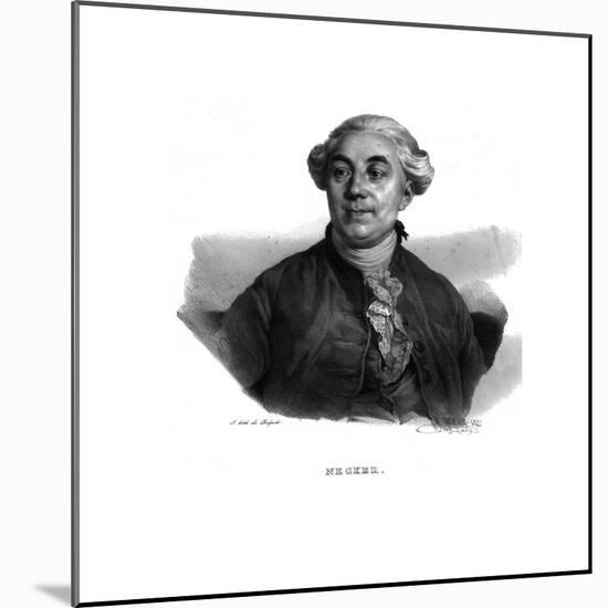 'Necker', Jacques Necker, (1822)-Henri Grevedon-Mounted Giclee Print