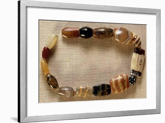 Necklace of Agate-null-Framed Giclee Print