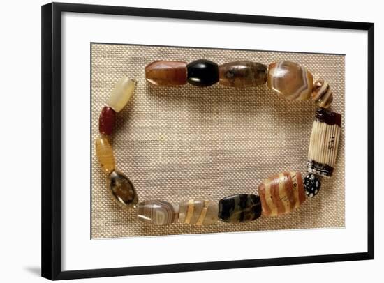 Necklace of Agate-null-Framed Giclee Print