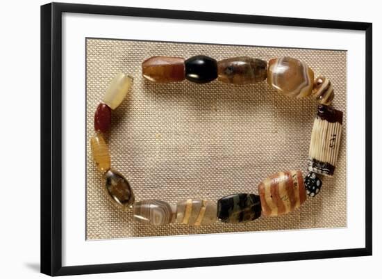 Necklace of Agate-null-Framed Giclee Print