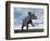 Nedoceratops Dinosaur Grazing in Grassy Field-null-Framed Premium Giclee Print