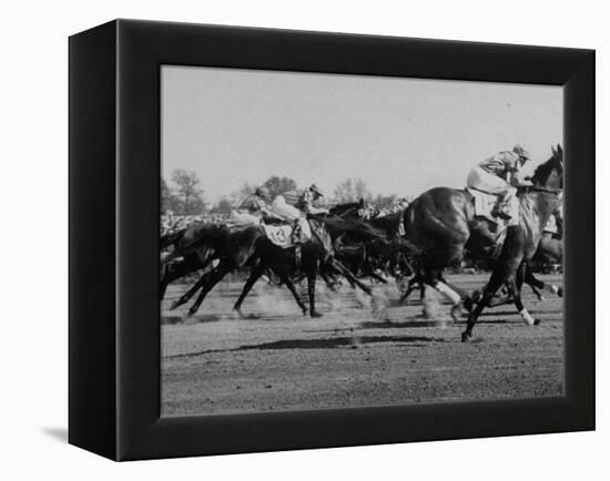 Needles in Kentucky Derby, Winner of the 82nd Running of the Most Famous of US Horse Races-Hank Walker-Framed Premier Image Canvas