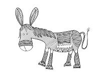 Animals Donkey-Neeti Goswami-Art Print