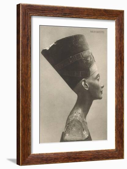 Nefertiti Bust-null-Framed Art Print