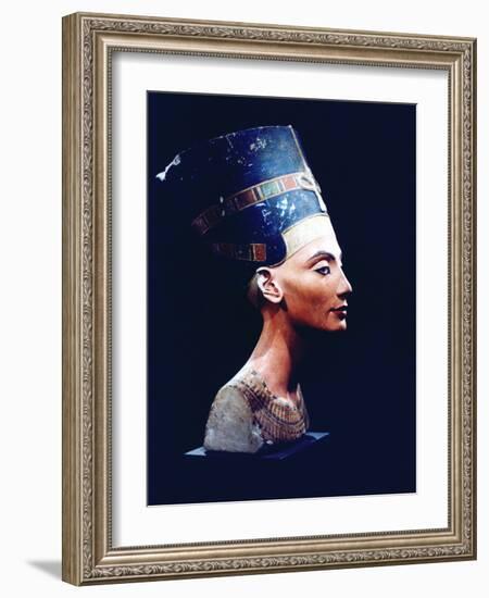 Nefertiti, Egyptian Queen and Consort of Akhenaten, 14th Century Bc-null-Framed Photographic Print