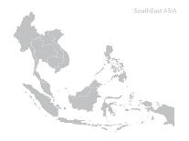 Map of Asia Pacific-negoworks-Photographic Print