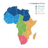 Map of UNSD Regions of Africa.-negoworks-Photographic Print