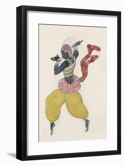 Nègre Diamant (Costume Study for ‘Scheherazade’)-Leon Bakst-Framed Premium Giclee Print