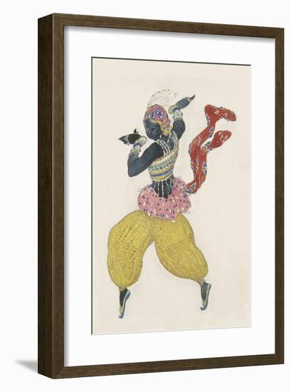 Nègre Diamant (Costume Study for ‘Scheherazade’)-Leon Bakst-Framed Premium Giclee Print