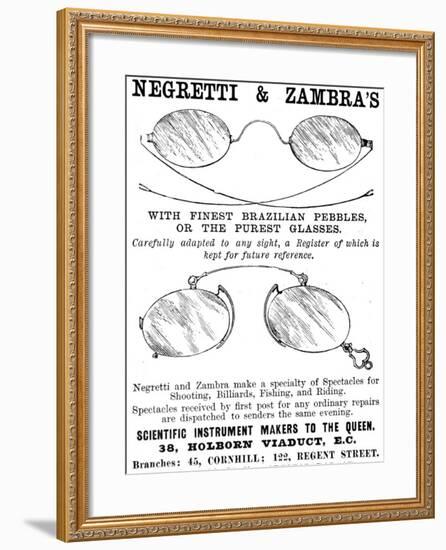 Negretti and Zambra's Spectacles-null-Framed Photographic Print