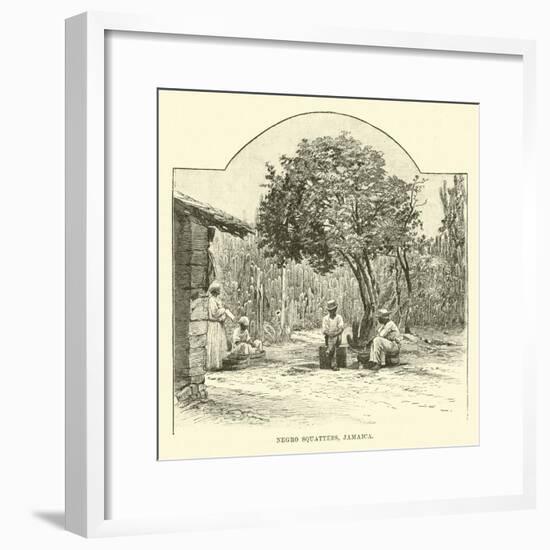 Negro Squatters, Jamaica-null-Framed Giclee Print