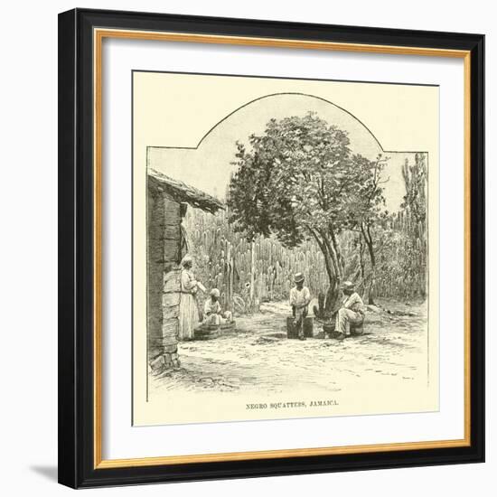 Negro Squatters, Jamaica-null-Framed Giclee Print