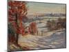 Neige a Crozant-snow in Crozant, 1873 Oil on canvas, 52 x 73 cm.-Jean-Baptiste-Armand Guillaumin-Mounted Giclee Print