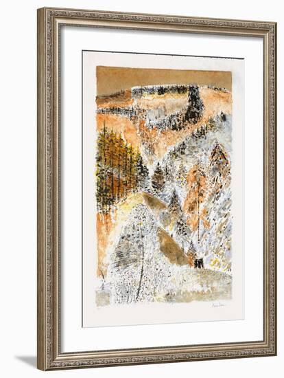 Neige à Saint Claude-Guy Bardone-Framed Limited Edition