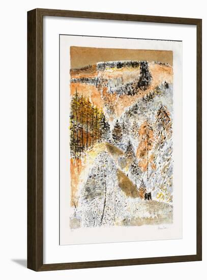 Neige à Saint Claude-Guy Bardone-Framed Limited Edition