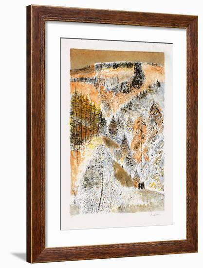 Neige à Saint Claude-Guy Bardone-Framed Limited Edition