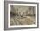 Neige au  soleil couchant-Claude Monet-Framed Giclee Print