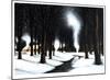 Neige sous les arbres-Jacques Deperthes-Mounted Limited Edition