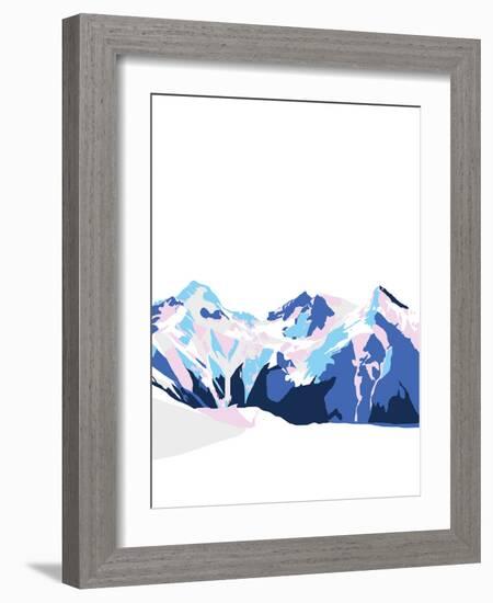 Neige sur Devoluy-Myriam Tebbakha-Framed Giclee Print