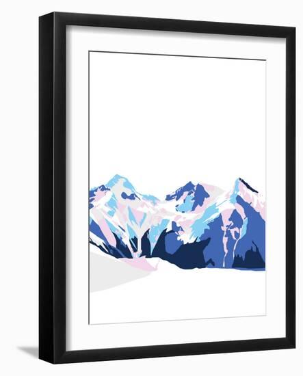 Neige sur Devoluy-Myriam Tebbakha-Framed Giclee Print