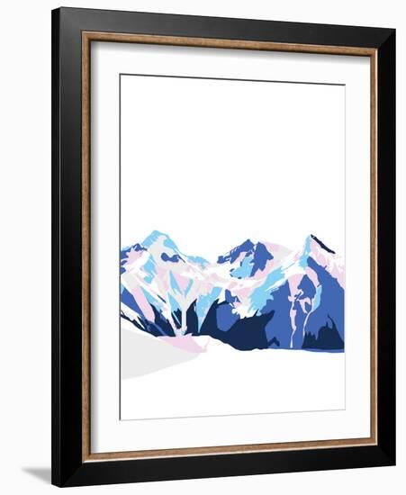 Neige sur Devoluy-Myriam Tebbakha-Framed Giclee Print