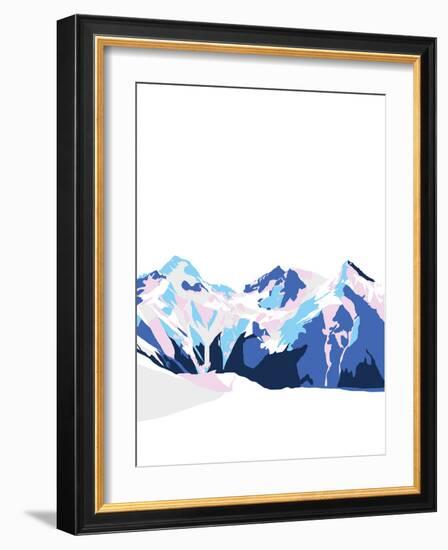 Neige sur Devoluy-Myriam Tebbakha-Framed Giclee Print