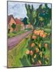 Neighbor’s Roses, 2008-Marta Martonfi-Benke-Mounted Giclee Print