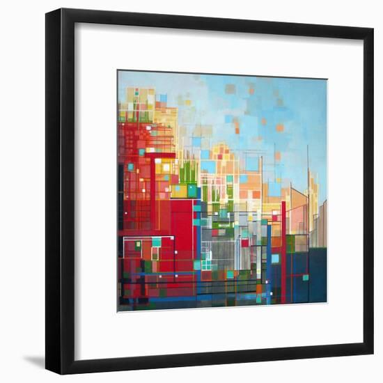 Neighborhood 8 Meridian-Carol Joy Shannon-Framed Art Print