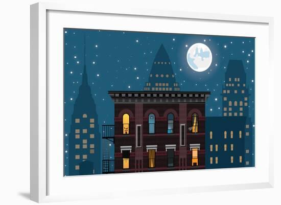 Neighborhood-Nikola Knezevic-Framed Art Print