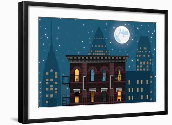 Neighborhood-Nikola Knezevic-Framed Art Print