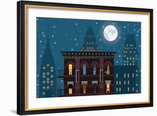 Neighborhood-Nikola Knezevic-Framed Art Print