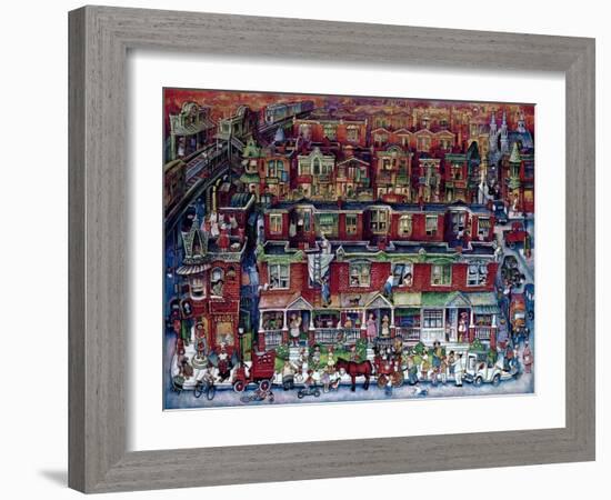 Neighborhood-Bill Bell-Framed Giclee Print