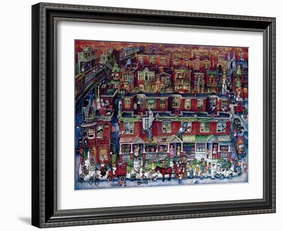 Neighborhood-Bill Bell-Framed Giclee Print