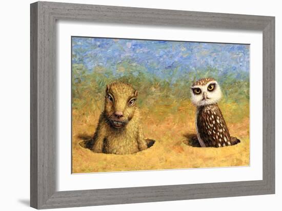 Neighbors-James W Johnson-Framed Giclee Print