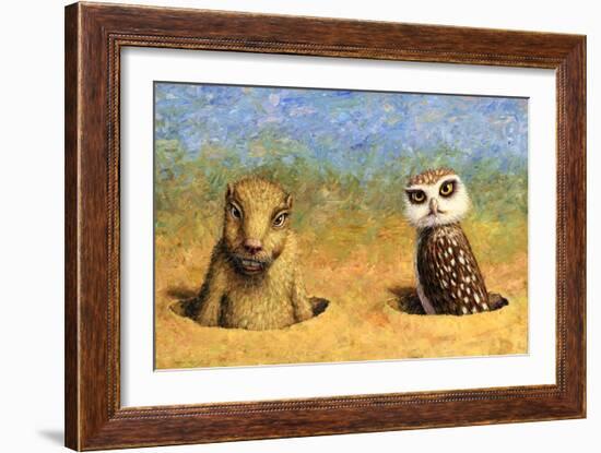 Neighbors-James W Johnson-Framed Giclee Print