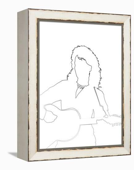 Neil Diamond-Logan Huxley-Framed Stretched Canvas