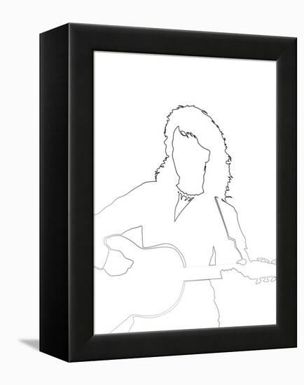 Neil Diamond-Logan Huxley-Framed Stretched Canvas