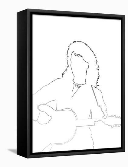 Neil Diamond-Logan Huxley-Framed Stretched Canvas