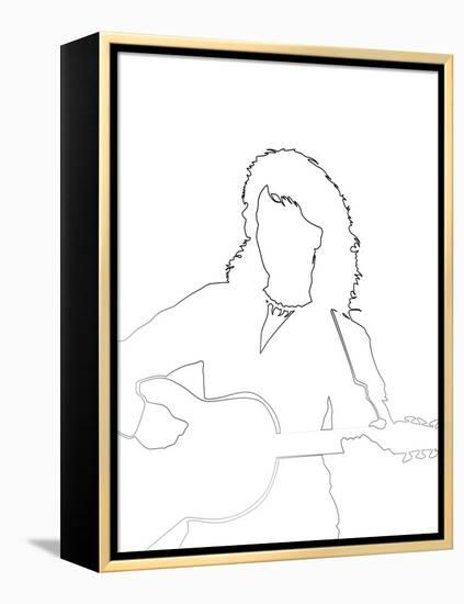 Neil Diamond-Logan Huxley-Framed Stretched Canvas