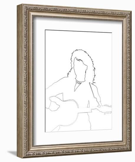 Neil Diamond-Logan Huxley-Framed Art Print