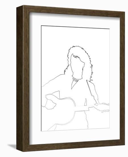 Neil Diamond-Logan Huxley-Framed Art Print