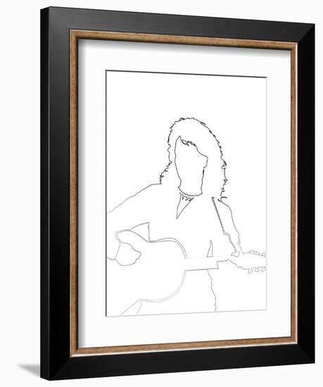 Neil Diamond-Logan Huxley-Framed Art Print