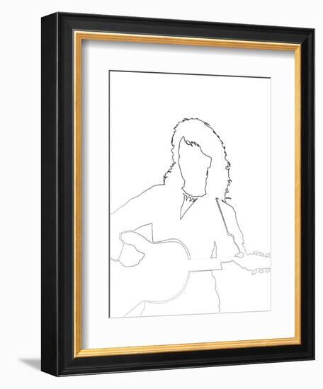 Neil Diamond-Logan Huxley-Framed Art Print