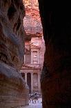 Glimpse of the Treasury from the Siq, Petra, UNESCO World Heritage Site, Jordan, Middle East-Neil Farrin-Photographic Print