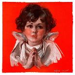 "Baby Sucking Thumb,"January 26, 1924-Neil Hott-Framed Giclee Print