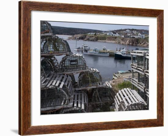 Neil's Harbour, Cape Breton, Nova Scotia, Canada, North America-Ethel Davies-Framed Photographic Print