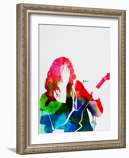 Neil Young Watercolor-Lana Feldman-Framed Art Print