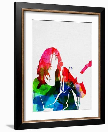 Neil Young Watercolor-Lana Feldman-Framed Art Print